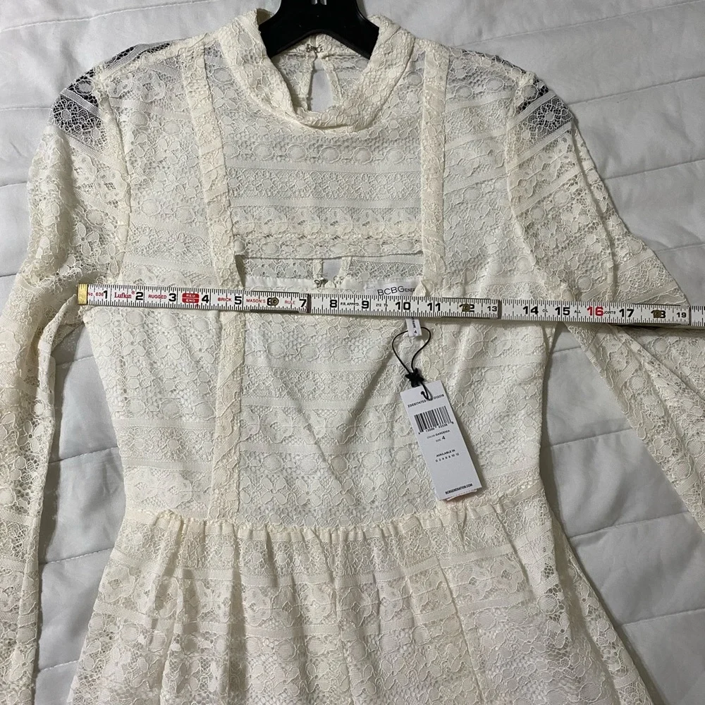 BCBGENERATION Lace Peek-a-boo Cutout Dress - Picture 10 of 15